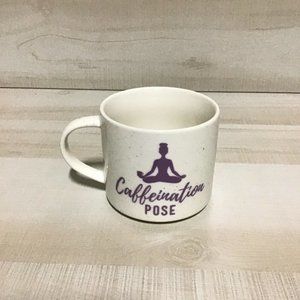 Threshold "Caffeination Pose" Coffee Mug Cup White